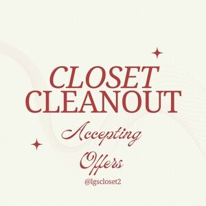 closet clean out ✨✨✨